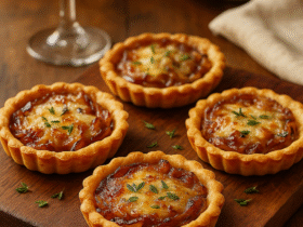 karamelize soğanlı tartalet