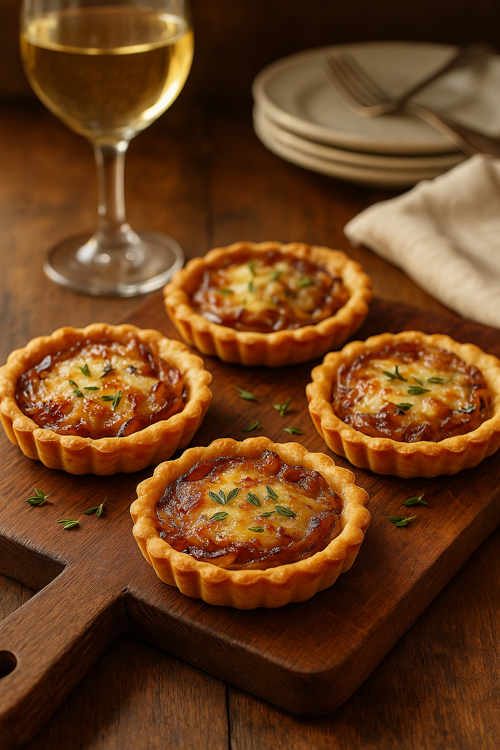 karamelize soğanlı tartalet